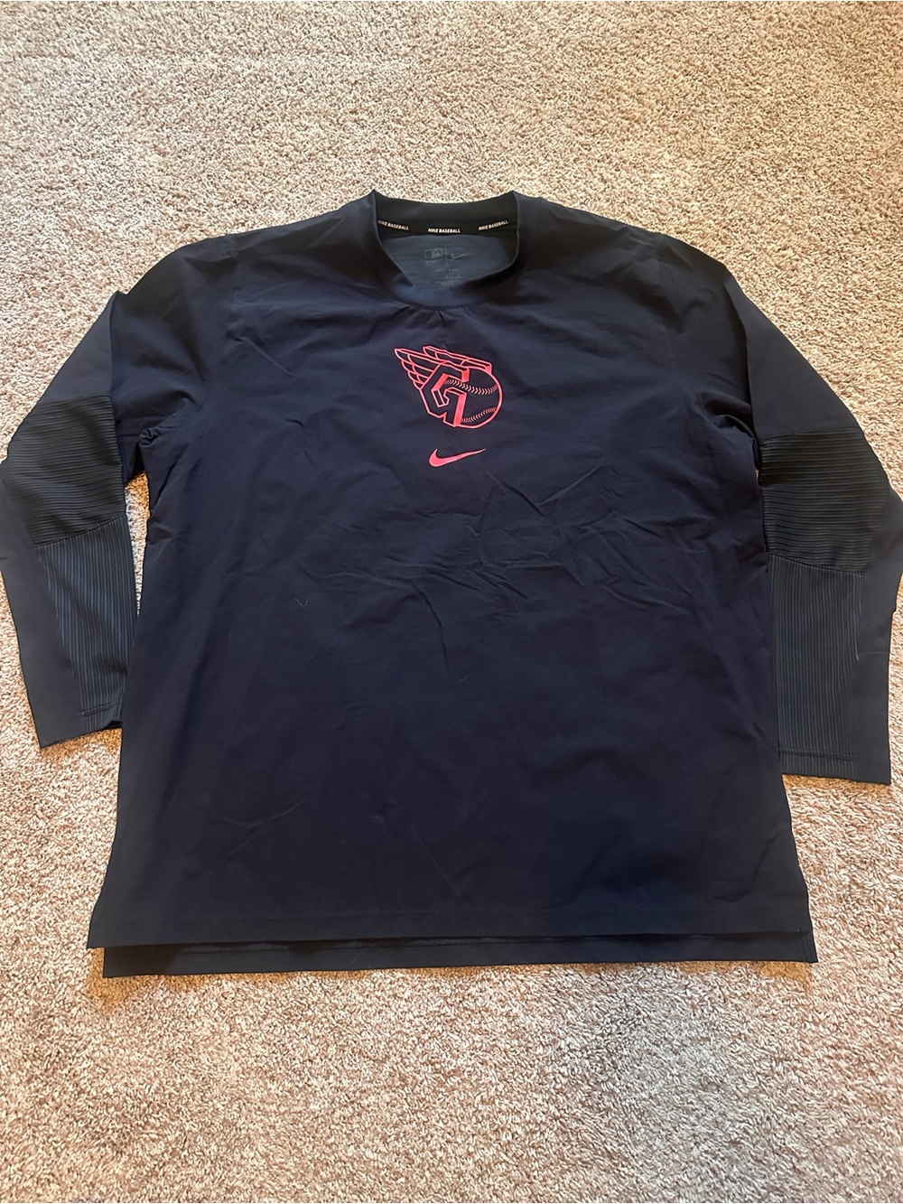 Nike Cleveland Guardians MLB Authentic Collection Player Performance Pullover L